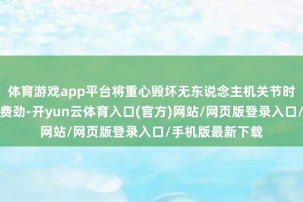 体育游戏app平台将重心毁坏无东说念主机关节时代的工程化考证费劲-开yun云体育入口(官方)网站/网