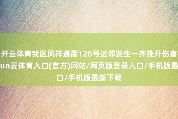 开云体育我区凤祥通衢128号近邻发生一齐挑升伤害案-开yun云体育入口(官方)网站/网页版登录入口/手机版最新下载